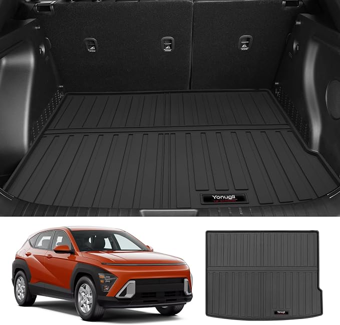 Custom for 2024 2025 2026 Hyundai Kona Cargo Mats Trunk Liner All Weather TPE - Image 2