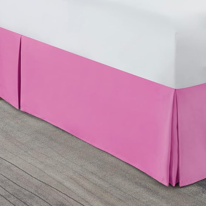 Nestl Light Pink Bed Skirt Cal King Size - Image 8