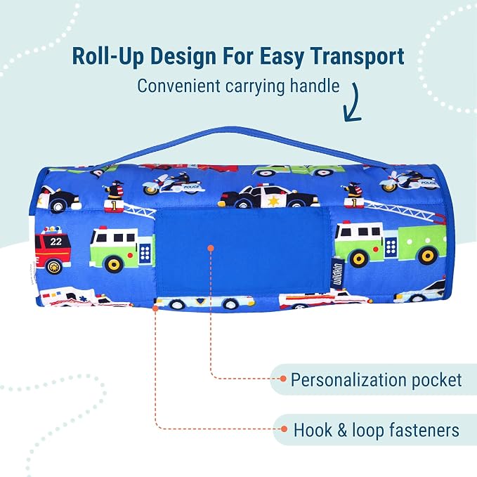 Wildkin 43-inch Kids Nap Mat – Soft Microfiber Toddler Sleeping Mat - Image 3