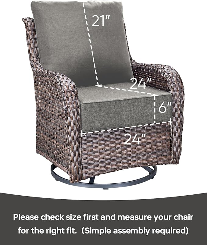 Luxury 24x24x6 Inch Outdoor Cushions - Image 3