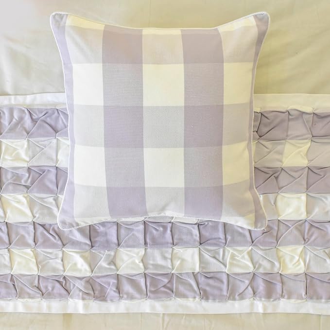 The HomeCentric King/Queen/Twin Lavender Decorative Bed Runner Queen 74"x18" - Image 2