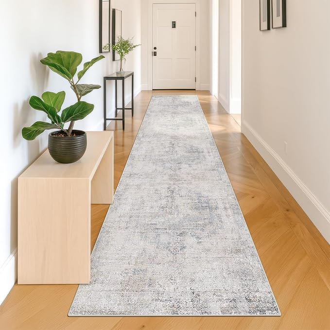 Non Slip 10ft Long Hallway Runner Rug by HazoHaus