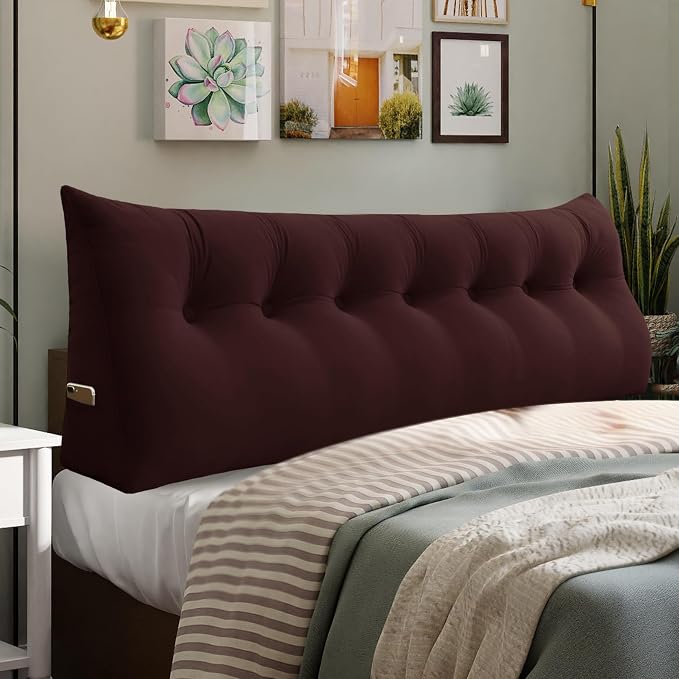 Bed Wedge Headboard Pillow by HOMECOZY