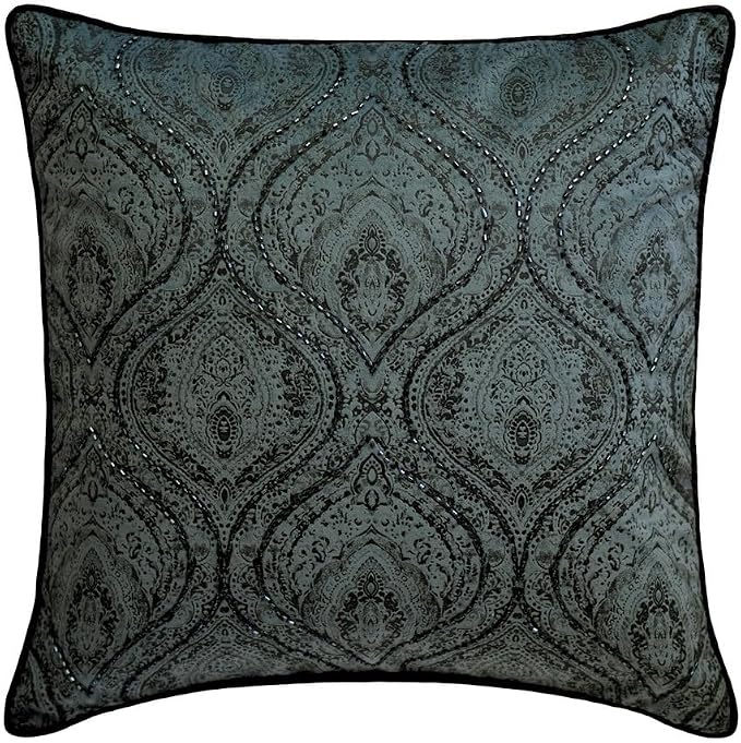 The HomeCentric King/Queen/Twin Gray Decorative CA King 86"x18" Bed Runner - Image 4