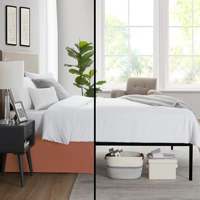 Nestl Rust Bed Skirt King Size - Image 6