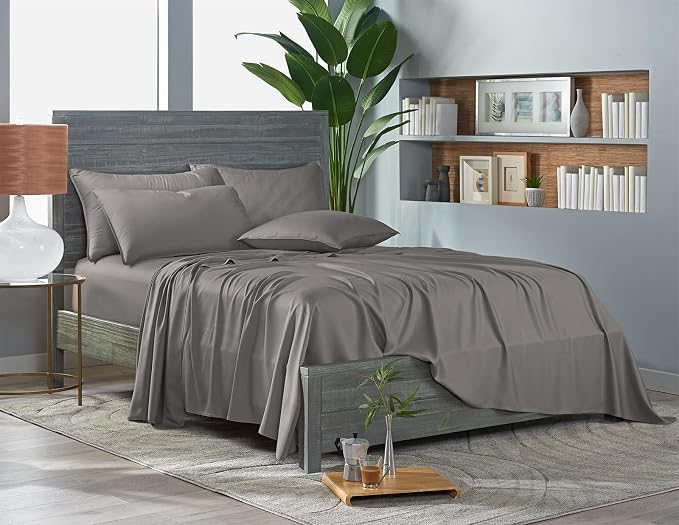 Pure Bamboo California King Sheets, Genuine 100% Organic Viscose Derived from - Image 3