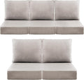 Luxury 6" Outdoor Cushions for Patio Furniture, Fade Resistant Couch Chair by Pugire