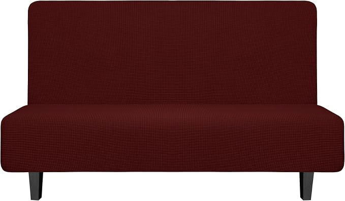 Easy-Going Stretch Futon Slipcover Armless Futon Bed Cover Furniture Protector by Easy-Going