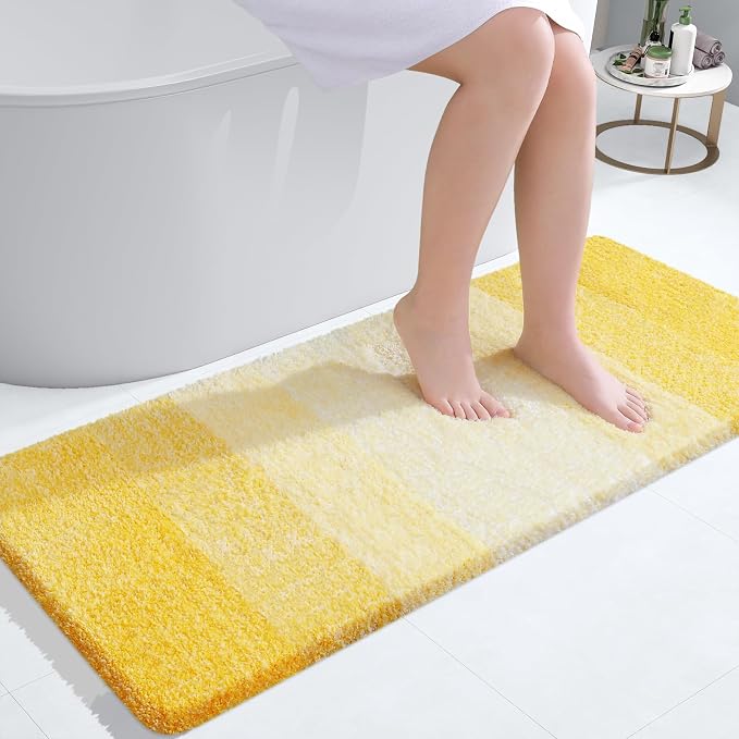 OLANLY Bathroom Runner Rugs 44x24, Extra Soft Absorbent Microfiber Bath Rugs by OLANLY