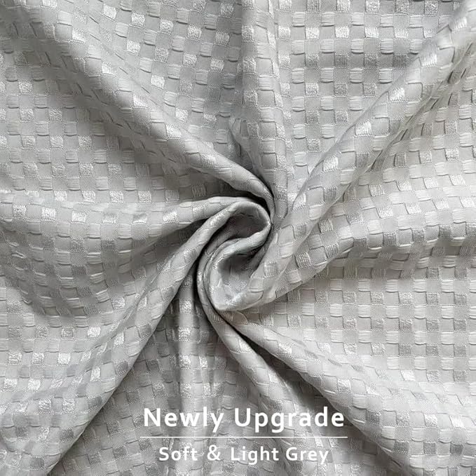 MIYE Pleated Waffle Weave Bed Skirt, Tailored Dust Ruffle 16 Inch Drop Easy Fit - Image 3