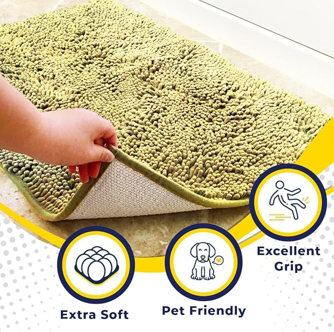 Muddy Mat® AS-SEEN-ON-TV Highly Absorbent Microfiber Door Mat and Pet Rug - Image 2