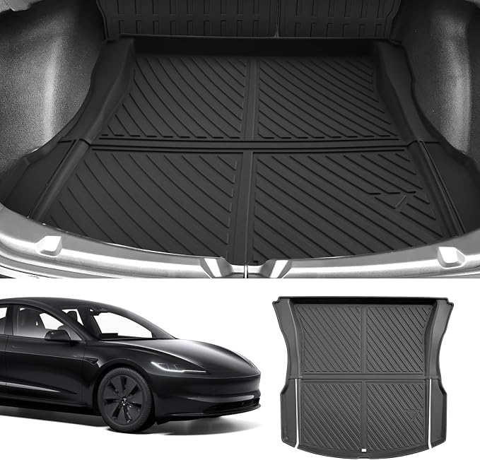 Custom Car Cargo Mats Trunk Liner All Weather TPE Protection by Yonugli