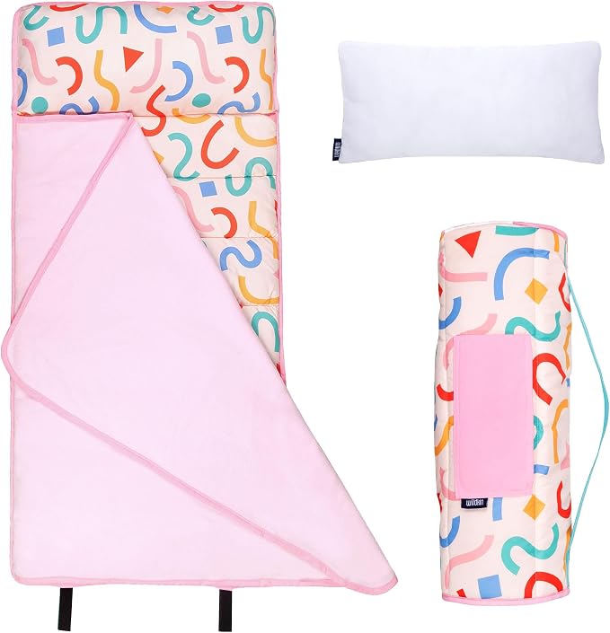 Wildkin 43-inch Kids Nap Mat – Soft Microfiber Toddler Sleeping Mat by Wildkin