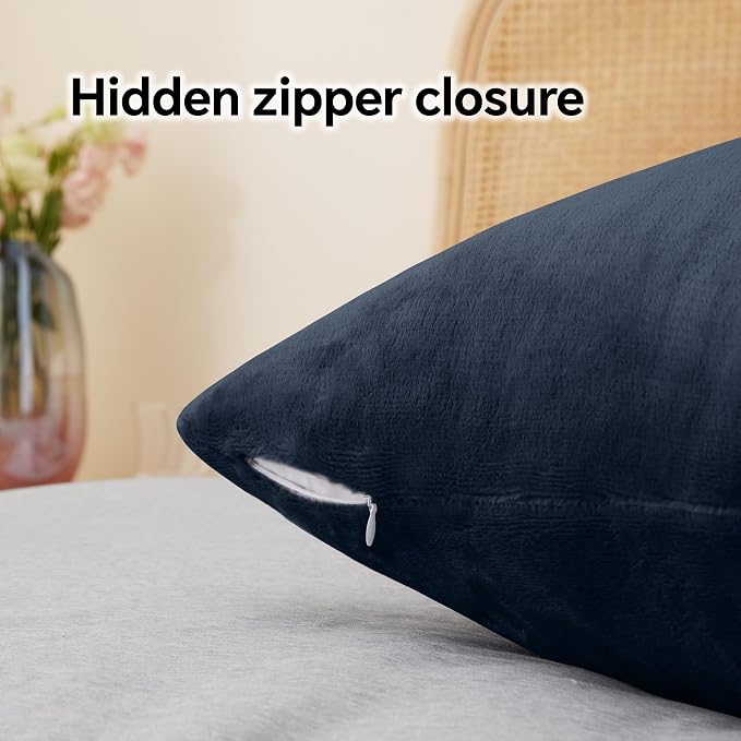 BEDELITE Flannel Pillow Cases Queen Size Set of 2, Super Soft Fleece Pillowcases - Image 6