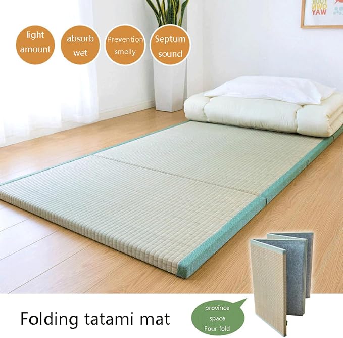 Folding Mattress Single, 3.5cm Trifold Mattresses Bed, Floor Foldable Mattresses - Image 3