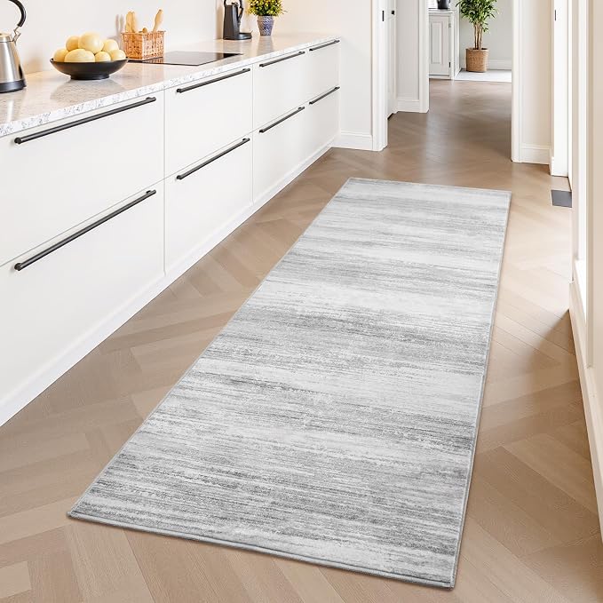 PADOOR Modern Abstract Runner Rug by PADOOR