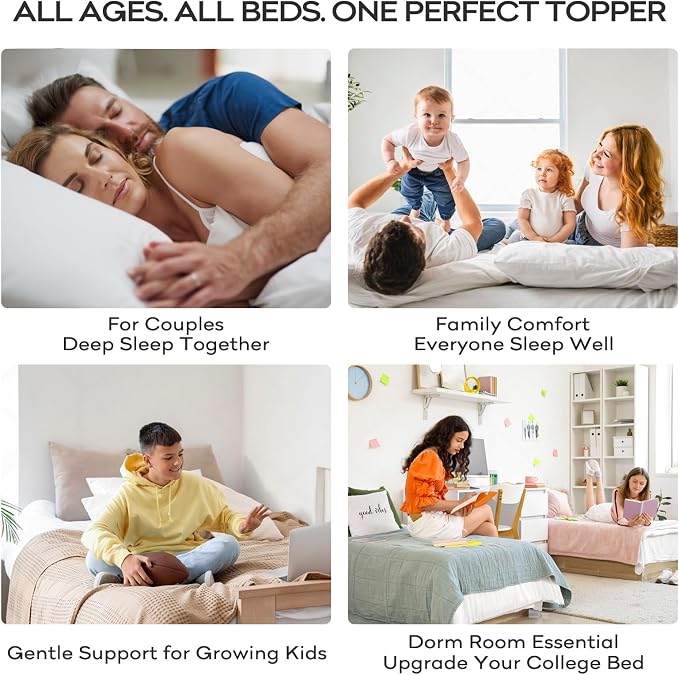OLANLY California King Mattress Topper, Viscose Made from Bamboo, Cooling Soft - Image 7