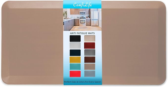 ComfiLife Anti Fatigue Floor Mat – 3/4 Inch Thick Kitchen Mats by ComfiLife