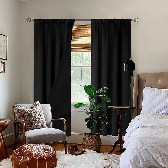 BGment Thermal Insulated 100% Blackout Curtains - Image 2