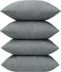 Phantoscope Pack of 4 Premium Dual Usage Outdoor Pillow Inserts, Waterproof by Phantoscope
