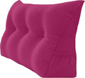 Triangular Reading Bed Rest Pillow Large Bolster Cushion Headboard Backrest by PEACHWELL
