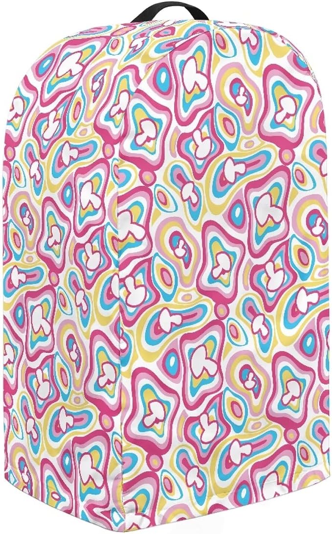 Psychedelic Abstract Coffee Machine Dust Cover Universal Design Compatible - Image 3
