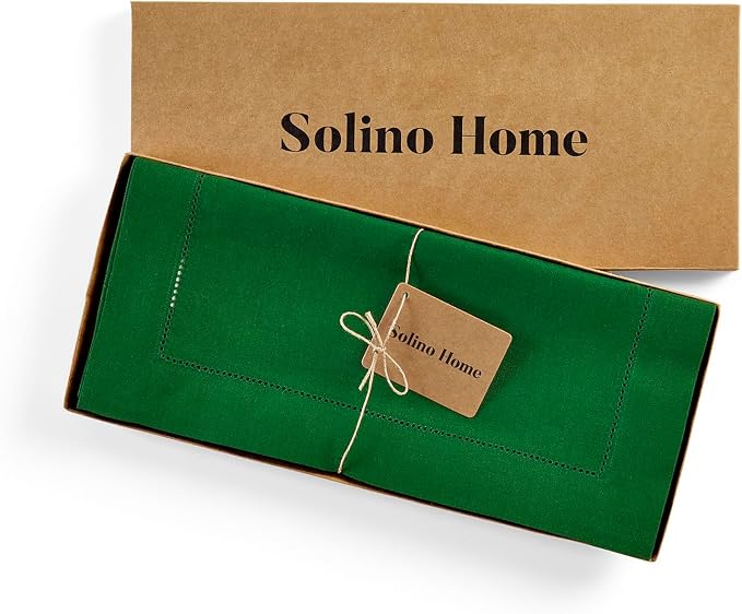 Solino Home Linen Garden Green Table Runner 144 Inches Long - Image 5