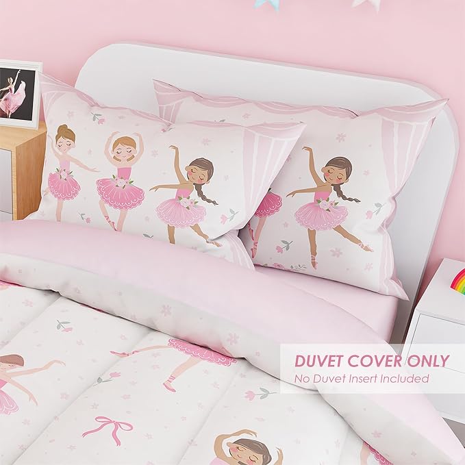 SANDJEST Ballet Duvet Cover Sets Twin Size - Image 5