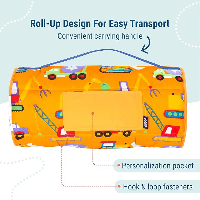 Wildkin Kids Microfiber Nap Mat – Soft Sleep Mat - Image 4