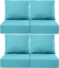 Luxury 22x24/22x25 6-Inch Outdoor Chair Cushions Set of 4 by ACTREST