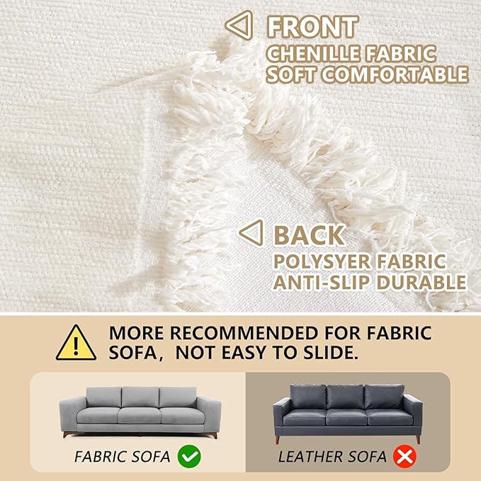 MEETSKY Couch Cover for Dogs, Washable Couch Covers for 3 Cushion Couch Sofa - Image 7