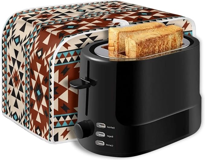 ZFRXIGN Southwestern Toaster Cover 4 Slice Small Appliance Covers Organizer - Image 6