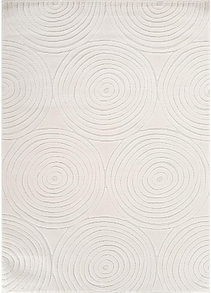 Beverly Rug Micro Loop Area Rug Light Gray 8x10 Geometric Modern Luxury - Image 2