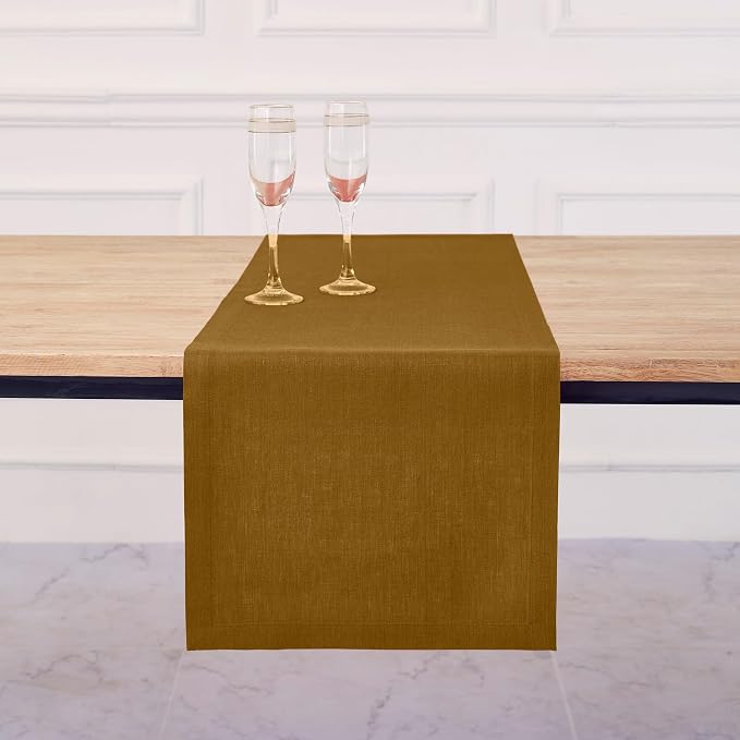 Solino Home Linen Table Runner 90 Inches Long - Image 2