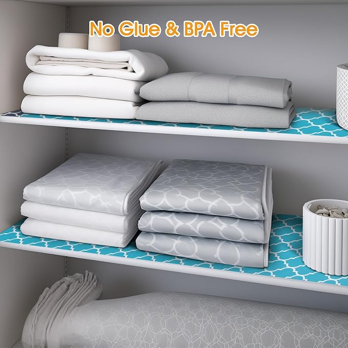 Shelf and Drawer Liner for Kitchen Cabinets Non-Adhesive, Strong Grip Non-Slip - Image 6