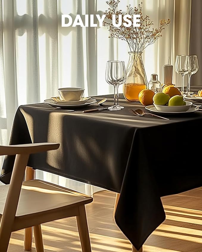 Pureegg Rectangle Table Cloth 60" x 102" – 8 Packs, Durable Polyester - Image 7