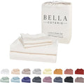 Bella Coterie Luxury Bamboo Viscose Twin Size Sheet Set | 100% Organically by BC