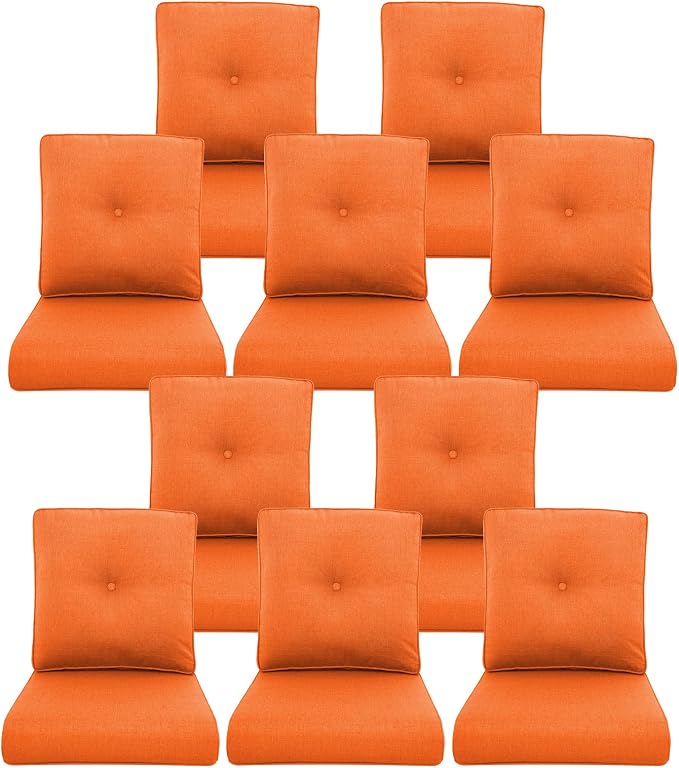 10-Piece Outdoor Patio Cushion Set by Pugire