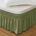 MEILA Full Bed Skirt, Wrap Around Ruffle Bed Skit by MEILA