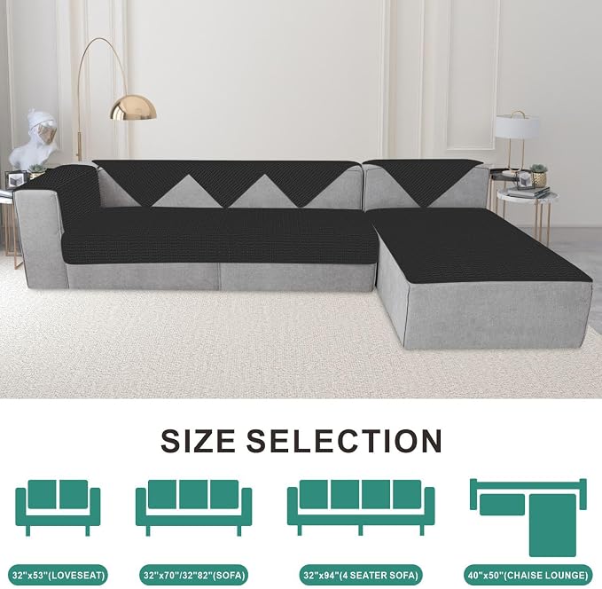 Foxdecor Couch Cover Sofa Covers Washable, Dog Bed Cover Couch Covers - Image 6