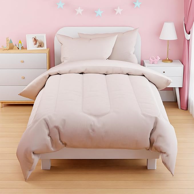 SANDJEST Beige Duvet Cover Sets Full Size - Image 7