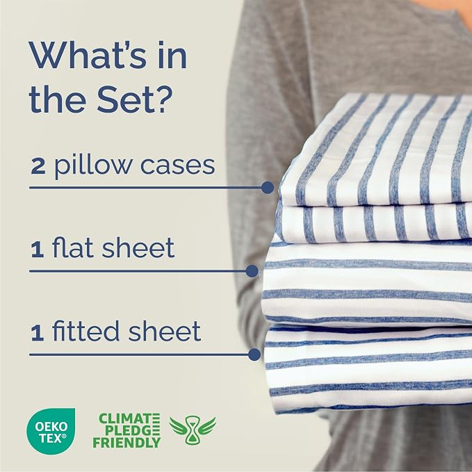 Queen Size 4 Piece Sheet Set - Image 2