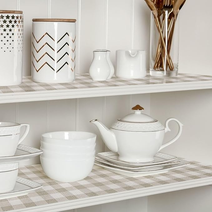 Drawer and Shelf Liner, Non-Slip Kitchen Cabinet Liners Non-Adhesive Thick - Image 8