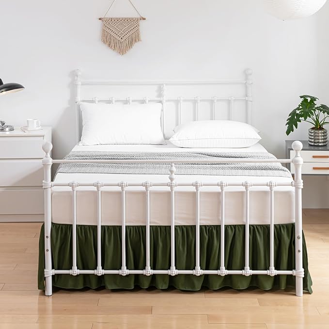 Bed Skirt Full Size Ruffled Bed Skirts - Image 3