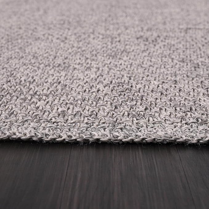 Easy Jute Rug 4x6 Indoor Outdoor Natural Rugs Solid Fiber Rug Woven Area Rug - Image 8