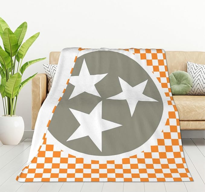 HGOD DESIGNS Tennessee Throw Blanket Ultra Soft Warm All Season Tennessee by HGOD+DESIGNS