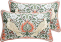 ISAENNE Designer William Morris Rectangular Throw Pillow Covers 12x20 Pack of 2 by Isaennehomedecoration