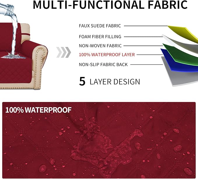 Easy-Going Sofa Slipcover Chair Cover Waterproof Couch Cover Washable Sofa - Image 4