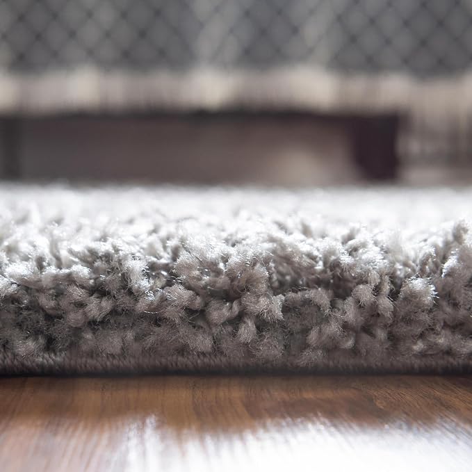Unique Loom Solid Shag Collection Area Rug - Image 12