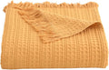 100% Cotton Waffle Blanket by HORIMOTEHOME